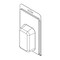 Visipak Thermoform-CLAMSHELL-#412-8.250-4.938-4.000-2.250-1.375-0.020-CLEAR, 300PK 412TF - alternate 1